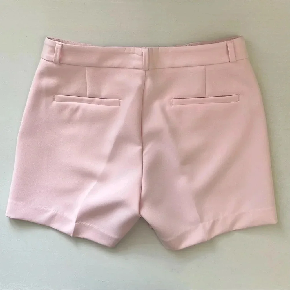 Banana Republic Tailored Shorts  Stretch Crepe Blush Pink Size 0 NWT - Picture 15 of 16